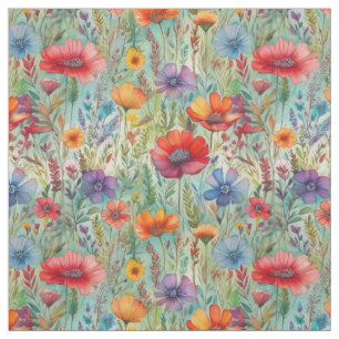 Wildblumen Stoff