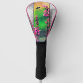 Wildblumen Streifen Golf Headcover (Vorderseite)