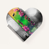 Wildblumen Streifen Notizblock (Vorderseite)