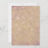 Wildblumen String Lights 80. Geburtstag Einladung (Rückseite)