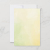 Wildblumen Summer Wedding RSVP Cards (Rückseite)