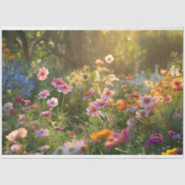 Wildblumen Sunlit Serenade Decoupage Seidenpapier