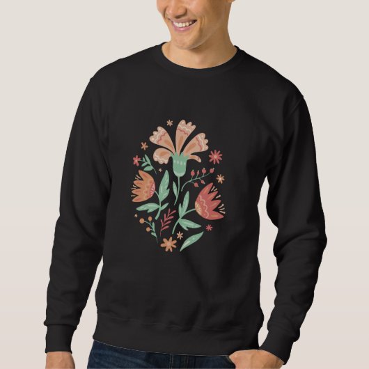 Wildblumen Sweatshirt (Vorderseite)