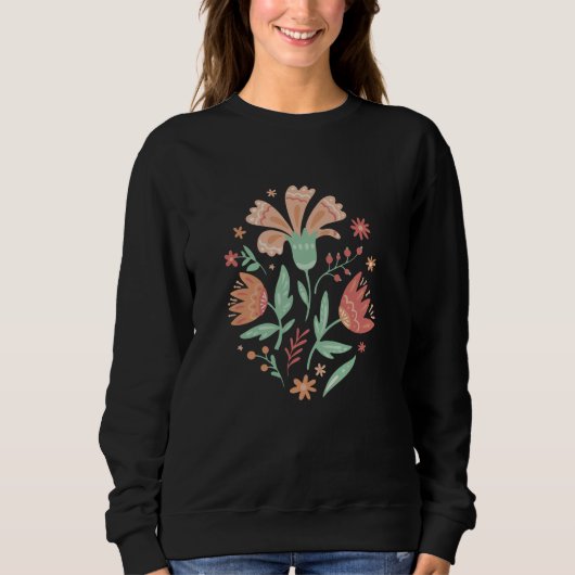 Wildblumen Sweatshirt (Vorderseite)
