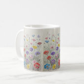 Wildblumen-Symphonie Kaffeetasse (Vorderseite Links)