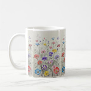 Wildblumen-Symphonie Kaffeetasse