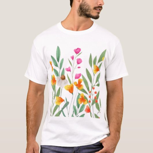 Wildblumen T-Shirt (Vorderseite)