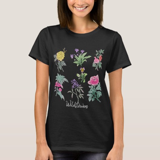 Wildblumen T-Shirt (Vorderseite)