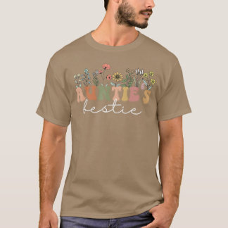 Wildblumen Tante Bestieee Spaß Niedlich Beste Freu T-Shirt