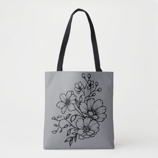 Wildblumen Tasche (Vorderseite)