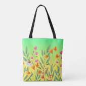 Wildblumen Tasche (Rückseite)