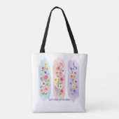 Wildblumen Tasche (Rückseite)