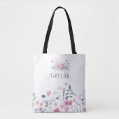 Wildblumen Tasche (Vorderseite)