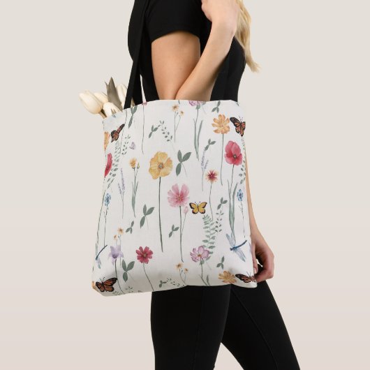 Wildblumen Tasche (Von Nahem)
