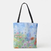 Wildblumen-Tasche Tasche (Rückseite)