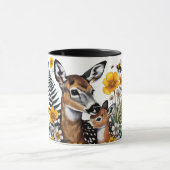 Wildblumen-Tasse Mutterhirsch & Kitz Tasse (Zentrum)