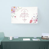Wildblumen Taufe Banner (Messe)