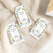 Wildblumen Taufe Boho Chic Geschenkanhänger