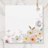 Wildblumen Taufe Geschenkanhänger (Rückseite)