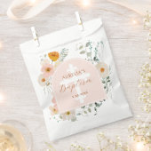 Wildblumen Taufe Geschenktütchen (Ausgeschnitten)