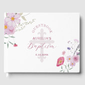 Wildblumen Taufen Gästebuch (Vorderseite)