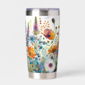 Wildblumen Thermobecher (Vorderseite)