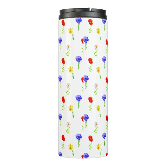 Wildblumen Thermosbecher (Rückseite)