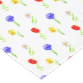 Wildblumen Tischdecke (Schrägansicht)
