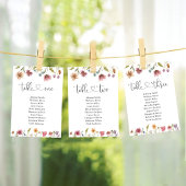 Wildblumen Tischnummer 2 Sitzplan