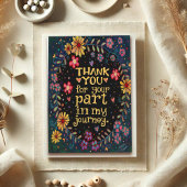 Wildblumen Trendy Vielen Dank Inspirivity Journey Karte