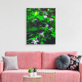 Wildblumen Trillium und Iris Leinwanddruck (Insitu (Wohnzimmer))