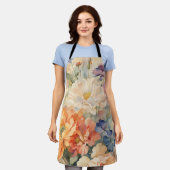 Wildblumen Trivet Schürze (Getragen)