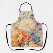 Wildblumen Trivet Schürze (Vorderseite)