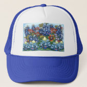 Wildblumen Truckerkappe (Vorderseite)