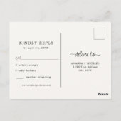 Wildblumen UAWG Wedding Postcard Postkarte (Rückseite)