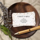 Wildblumen über Elfenbeinableger Begleitkarte