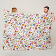 Wildblumen und Adorable Igel für den Frühjahr