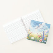 Wildblumen und Angebote Notizblock (Innenseite)