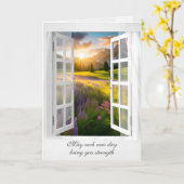 Wildblumen und Beileid des Sonnenaufgangs in den B Karte (Gelbe Blume)