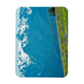 Wildblumen und Berge Magnet (Vertikal)