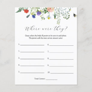 Wildblumen und Bienen, wo sie spielten