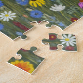 Wildblumen und blauer Himmel Puzzle (Seite)
