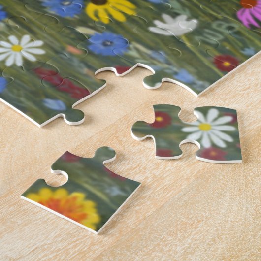 Wildblumen und Blauer Himmel Puzzle (Seite)