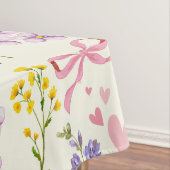 Wildblumen und Bogen aus Whimsisfeder Tischdecke (Beispiel)