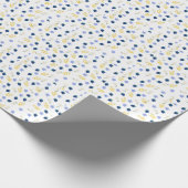 Wildblumen- und Brombeer-Blumenmuster Geschenkpapier (Ecke)