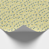 Wildblumen- und Brombeer-Blumenmuster Geschenkpapier (Ecke)