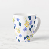 Wildblumen- und Brombeer-Blumenmuster Milchtasse (Rechte Ecke)