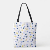 Wildblumen- und Brombeer-Blumenmuster Tasche (Rückseite)