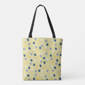 Wildblumen- und Brombeer-Blumenmuster Tasche (Rückseite)