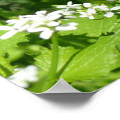 Wildblumen und eine Biene Poster (Ecke)